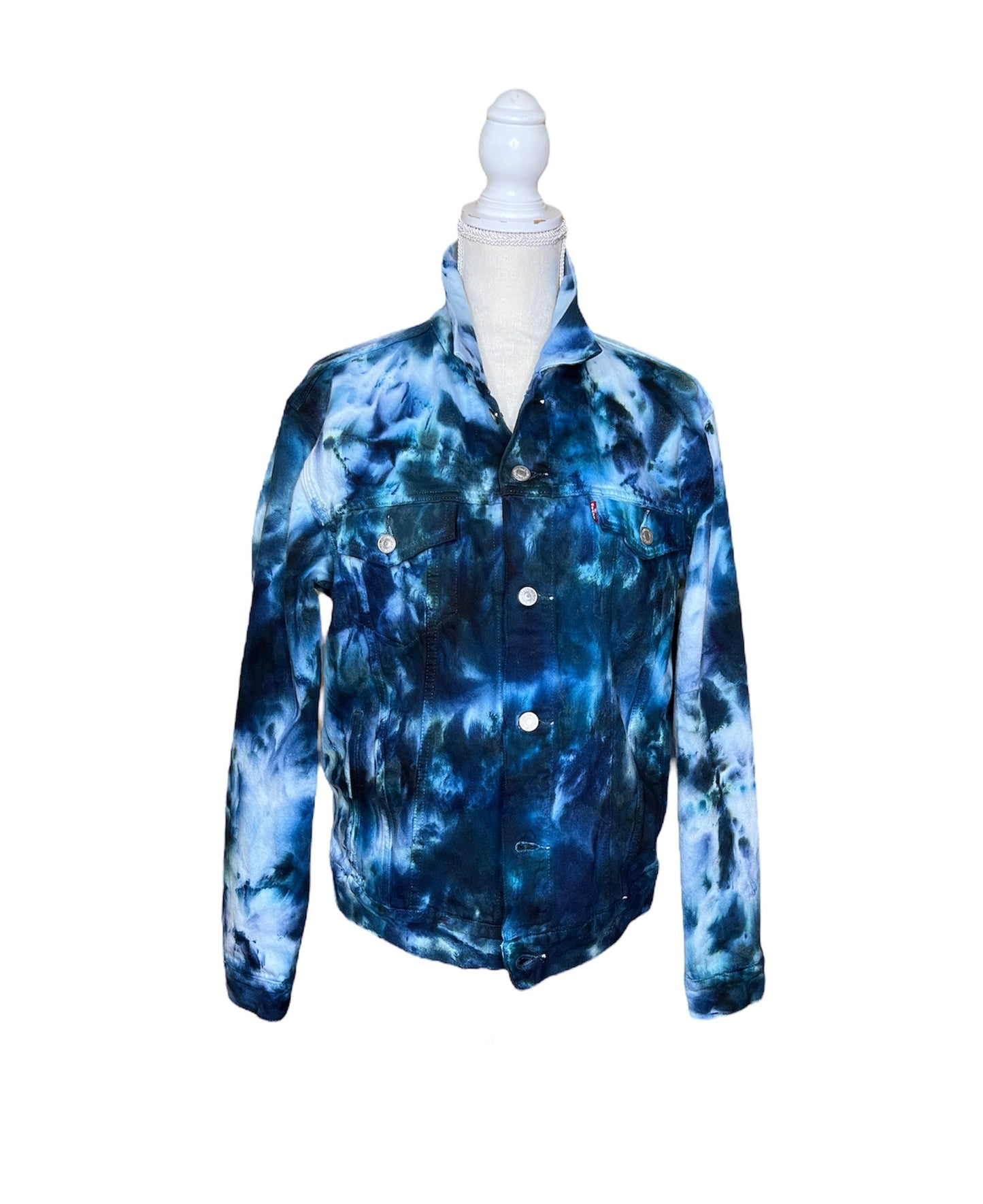 Teal Blue Altared Denim