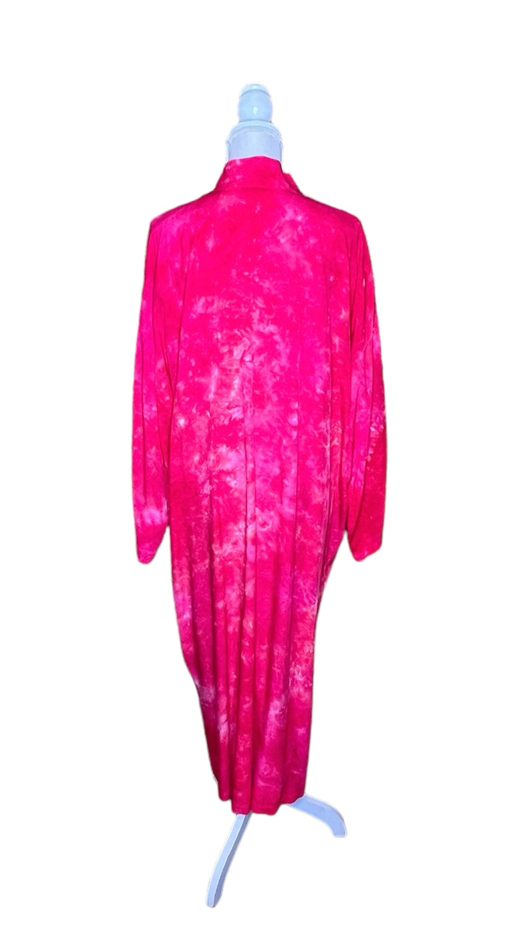 Just Kissed Pink Full Length Temple Coat