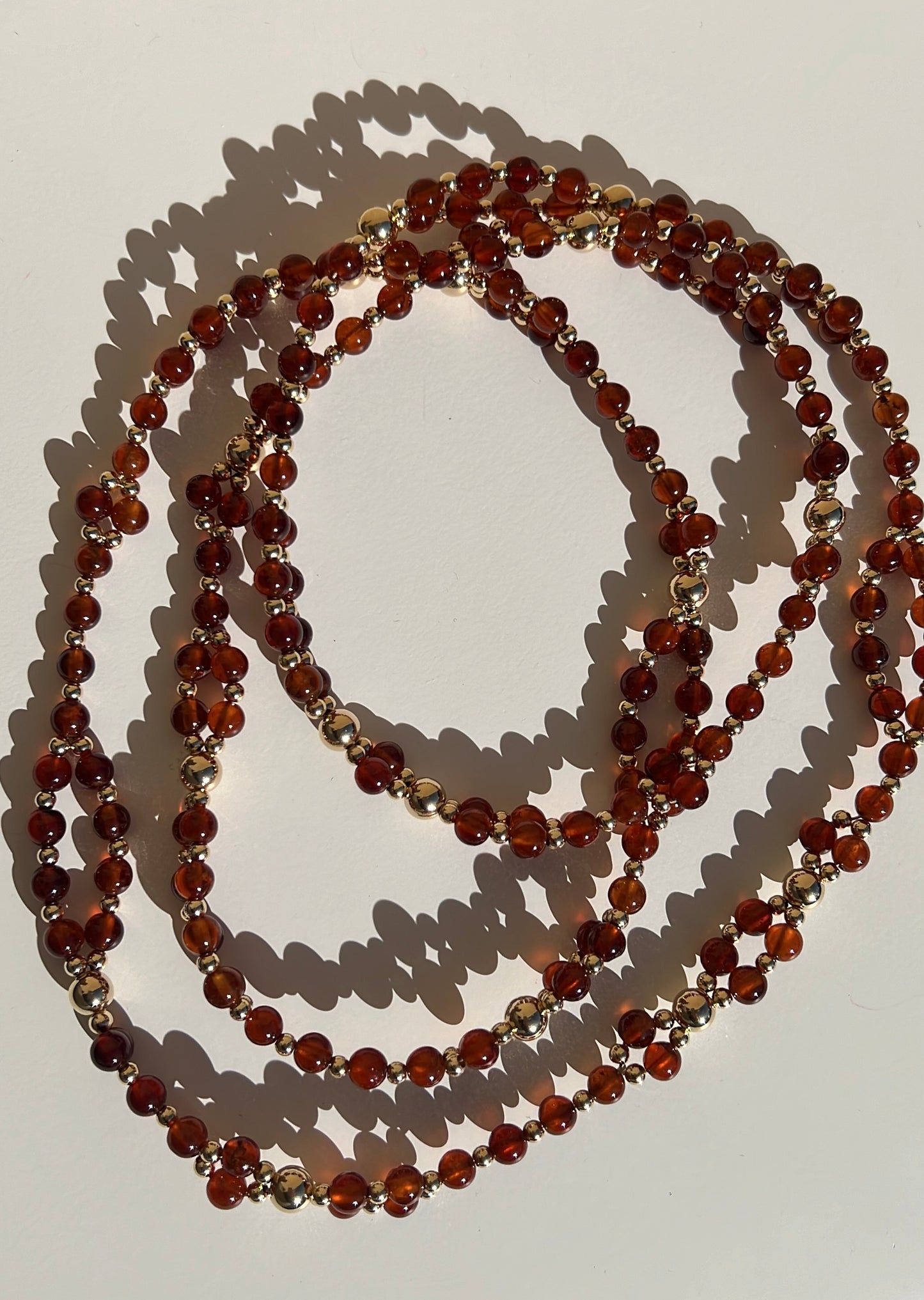 Tantric Necklace Traverse Talisman - Hessonite