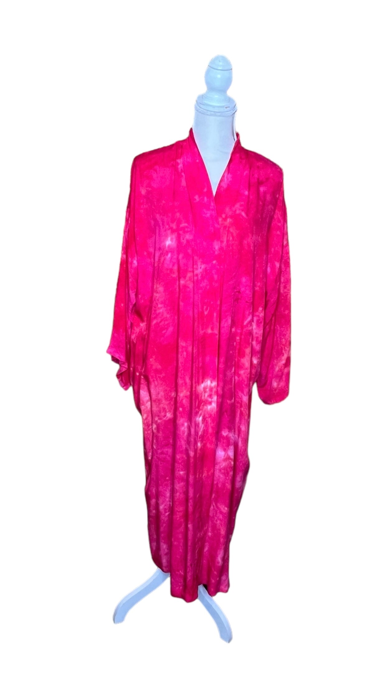 Just Kissed Pink Full Length Temple Coat