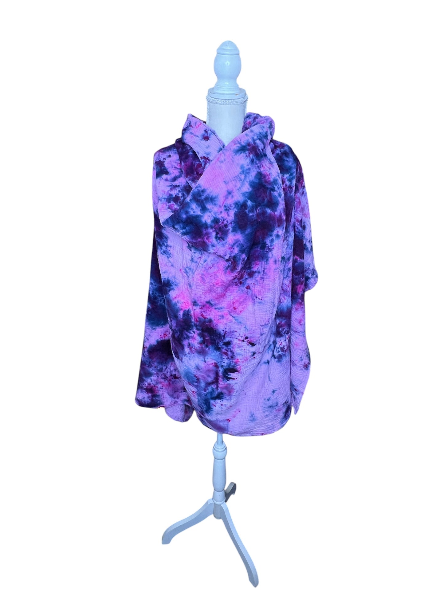 Purple Rain Shawl - Meditation Blanket