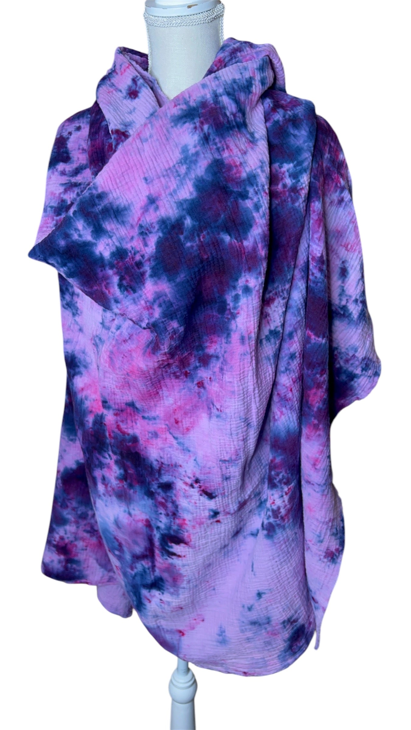 Purple Rain Shawl - Meditation Blanket