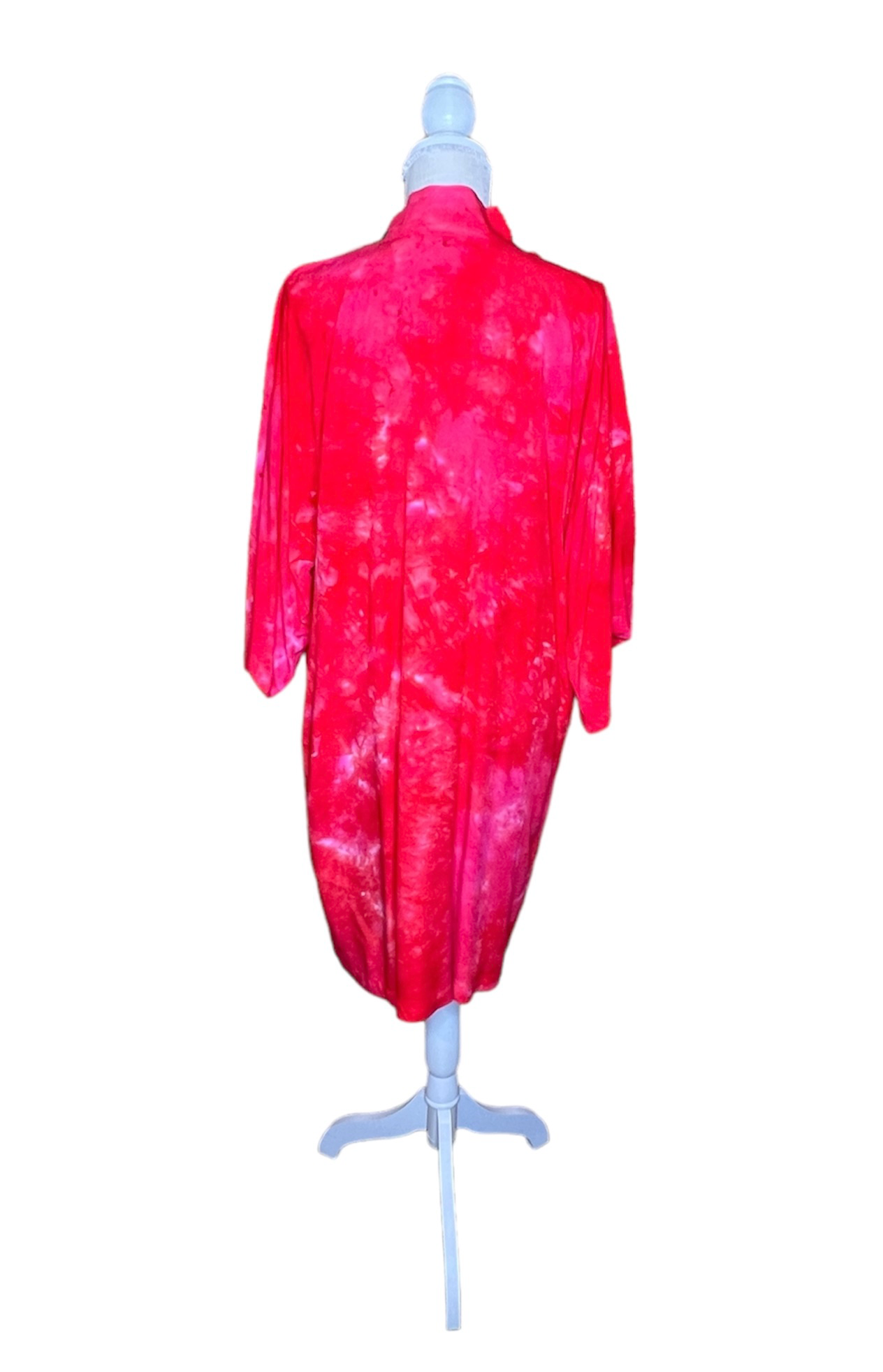 Red Shadows Mid Length Temple Coat