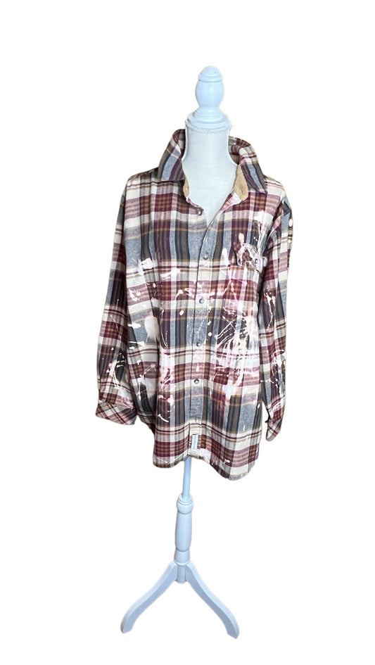 Subtle Batch - Maroon/Caramel XL