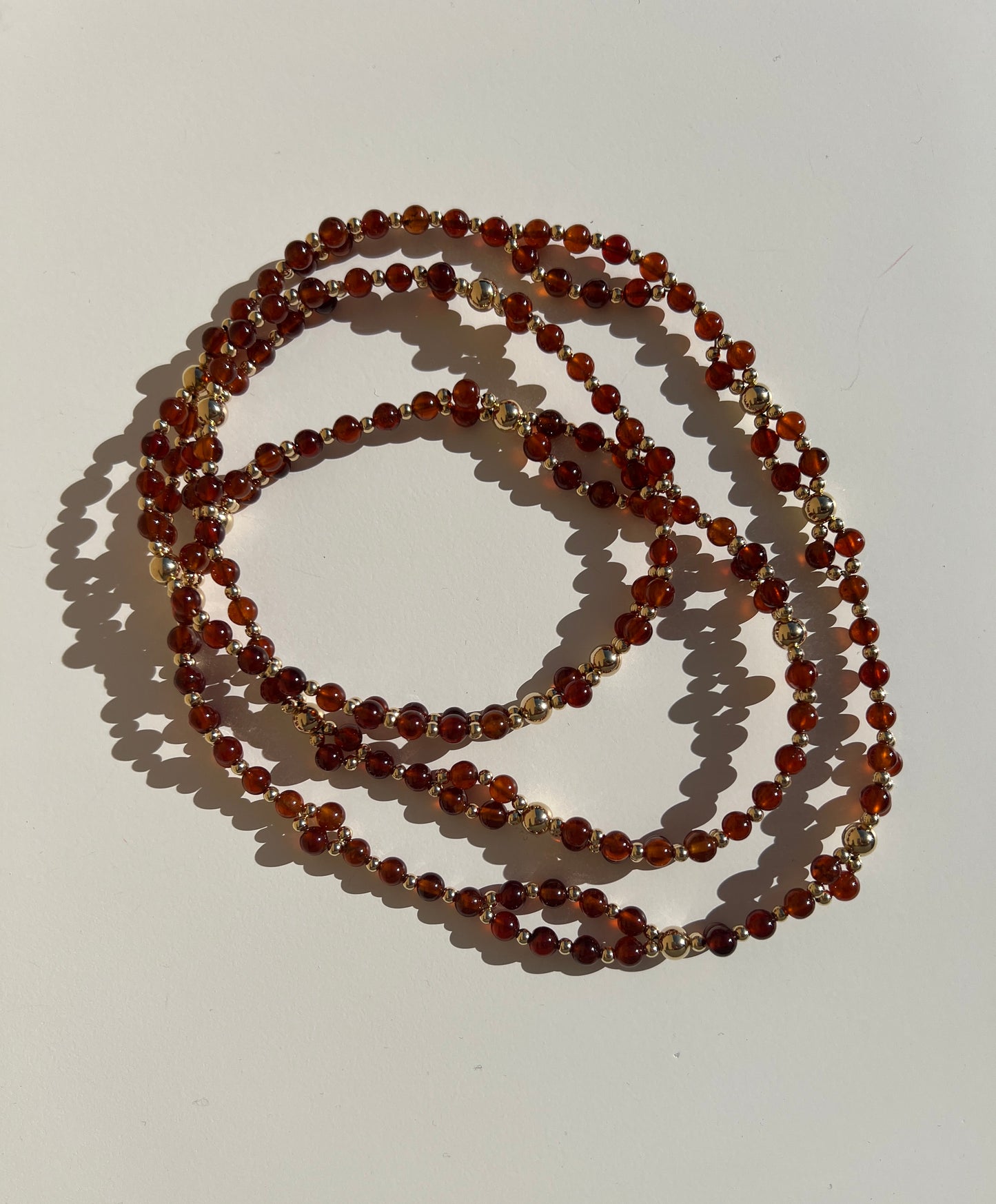 Tantric Necklace Traverse Talisman - Hessonite