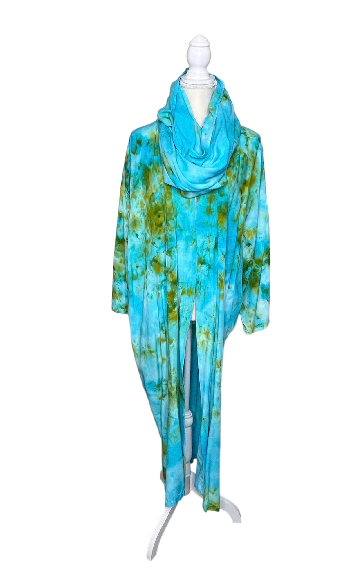 Green Gold Turquoise Temple Coat Set