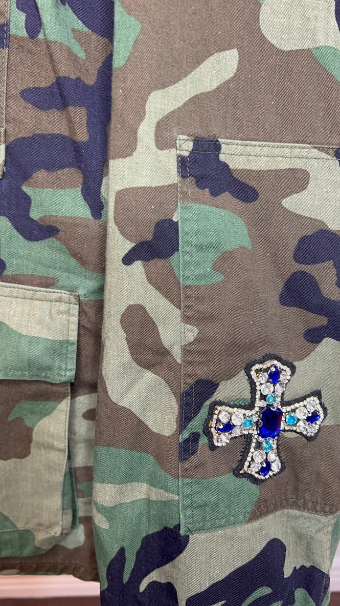 Mad Love Militia - Blue Flame Cross
